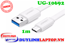 Cáp sạc USB Type C to USB 3.0 dài 1m Ugreen 10692 cáp dẹt