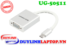 Cáp USB Type C to VGA vỏ nhôm Ugreen 50511