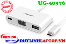 Cáp USB Type C to VGA, USB Type C, USB 3.0 Ugreen 30376