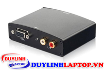 Chuyển đổi VGA to HDMI vỏ sắt hỗ trợ Audio 2 hoa sen