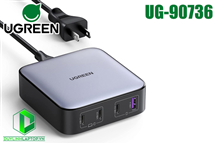 Củ sạc nhanh 100W 3 USB Type C, 1 USB Type A hỗ trợ GaN Ugreen 90736