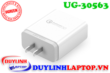 Củ sạc nhanh Quick Charge 3.0 chia 2 cổng USB Ugreen 30563