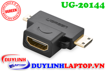 Đầu chuyển HDMI to Mini HDMI + Micro HDMI Ugreen 20144