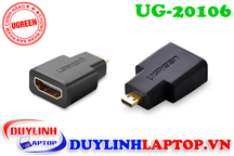 Đầu chuyển Micro HDMI to HDMI Ugreen 20106