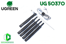 Dây cáp dính dành cho tai nghe, chuột, dây 3.5mm dài 15cm Ugreen 50370