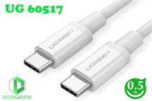 Dây Cáp USB Type C to USB Type C dài 0,5m Ugreen 60517 hỗ trợ sạc nhanh và truyền dữ liệu