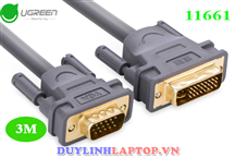 Dây cáp VGA to DVI chuẩn 24+5 cao cấp dài 3m Ugreen 11661