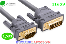 Dây cáp VGA to DVI chuẩn 24+5 dài 1.5m chính hãng Ugreen 11659