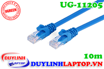 Dây mạng dài 10m cat 6 UTP màu xanh Ugreen 11205