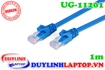 Dây mạng dài 1m cat 6 UTP màu xanh Ugreen 11201