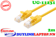 Dây mạng dài 2m cat 5e UTP màu vàng Ugreen 11231