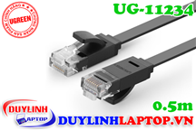 Dây mạng dẹt dài 0.5m cat 6 UTP Ugreen 11234