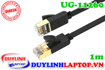 Dây mạng dẹt dài 1m cat 7 STP Ugreen 11260