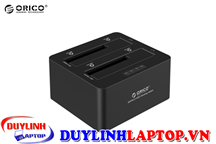 Hộp cắm ổ cứng HDD ngoài docking Orico 6629US3 2 Bay 2.5, 3.5