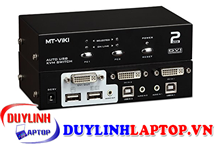 KVM switch HDMI 2 cổng USB 2.0 MT ViKi MT - 2102HL chuyển đổi 2 máy tính dùng chung 1 màn hình