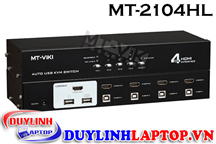 KVM Switch HDMI usb 4 cổng MT Viki MT-2104HL chính hãng