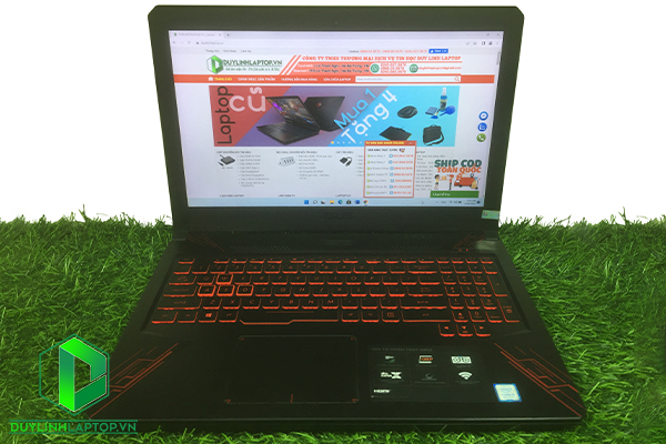 Laptop Asus Tuf Gaming Fx504Gd_Fx80Gd | I5-8300H | Ram 8Gb | Ssd 250Gb + Hdd