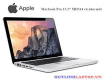 Macbook Pro 13.3'' MD314 cũ (CPU i7 2640M, Ram 4G, HDD 320GB, Card Intel HD)