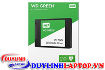 Ổ cứng SSD WD Green 240GB (Đọc 540MB/s - Ghi 430MB/s)