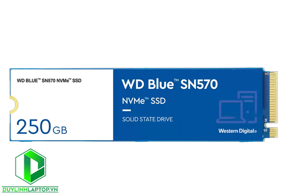 Ổ SSD Western Blue SN570 WDS250G3B0C 250GB PCIe NVMe™ Gen3 M2.2280