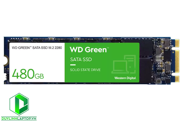 Ổ SSD Western Green 480Gb M2.2280 WDS480G2G0B (đọc 545MB/s)