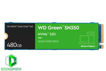 Ổ SSD Western Green SN350 480GB PCIe NVMe™ Gen3x4 M2-2280 WDS480G2G0C