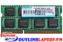 Ram Laptop Kingmax 8GB DDR3 Bus 1600 mới