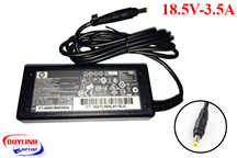 Sac laptop HP 18.5V - 3.5A chân vàng loại zin