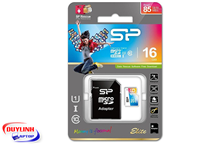 Thẻ nhớ MicroSDHC SILICON POWER UHS-I 16GB W/A