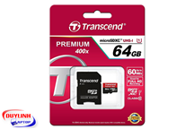 Thẻ Nhớ Transcend 64GB MicroSDXC Class10 UHS-I